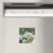 katten kerstmagneet magneet (Insitu (Vaatwasser))