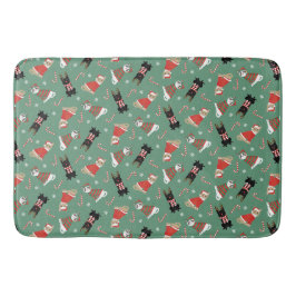 Katten Kerstmis Badmat