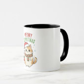 Katten Kerstmis – Festive Vakantie Design Mok (Voorkant rechts)