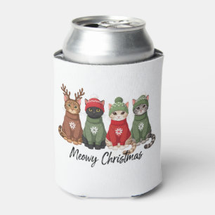 Katten Kerstmis Katten Horrortrui Rendier Kerstmis Blikjeskoeler