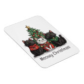 Katten Kerstmis Katten Kerstboom Magneet (Rechterzijde)