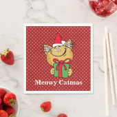 Katten Kerstmis Kerstkat Papieren Servetten (Insitu)