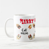 Katten Kerstmis  Koffiemok (Links)