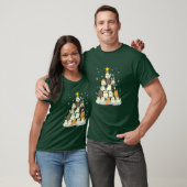 Katten Kerstmis — Mooie Kattenboom T-shirt (Unisex)