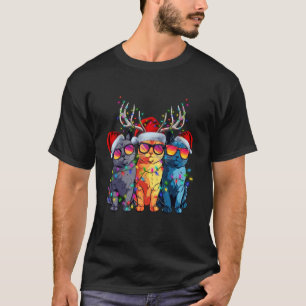 Katten Kerstmis Sinterklaas Kitten Liefhebber Grap T-shirt