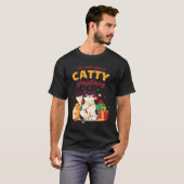 Katten Kerstmis T-shirt (Voorkant volledig)