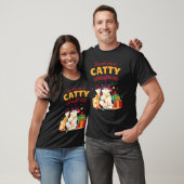 Katten Kerstmis T-shirt (Unisex)