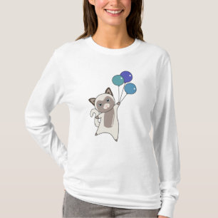 Katten Kitten ballonnen luiden: gezonde katten T-shirt