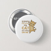 Katten Kittens Funny Gezegde Cute Animals Ronde Button 5,7 Cm (Voorkant /achterkant)