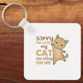 Katten Kittens Funny Gezegde Cute Animals Sleutelhanger (Voorkant)