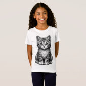 Katten, kittens, katjes foto's t-shirt (Voorkant volledig)
