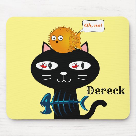 Katten Kittens Muismat! Vleetbeenderen Muismat (Voorkant)