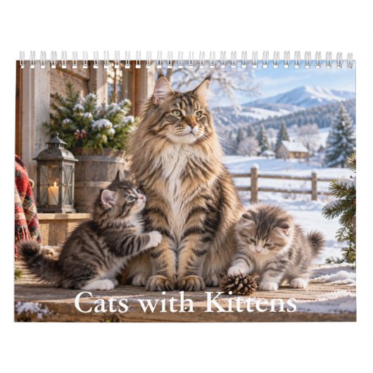 Katten & Kittens Schitterende Kalender (Hoes)