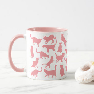 Katten Kleur Roze Mok