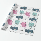 Katten Knuffels Cadeaupapier (Uitgerold)
