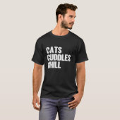 Katten Knuffels Chille Kat Vader T-shirt (Voorkant volledig)