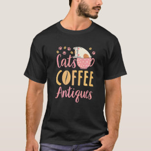 Katten Koffie Antiek Kat Antiek zoeken 1 T-shirt