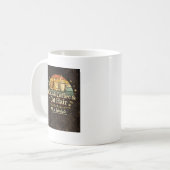 Katten Koffie en Kattenhaar Grappig kat ontwerp Koffiemok (Voorkant links)