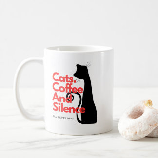 Katten Koffie en Stilte Koffiemok