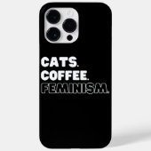 Katten Koffie Feminisme Case-Mate iPhone Case (Achterkant)