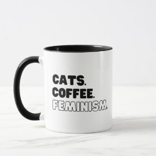 Katten Koffie Feminisme Mok