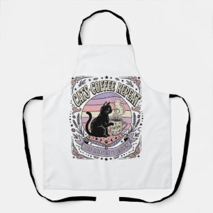 Katten Koffie Herhaal Kat Thee Bladeren Koffie Voo Schort