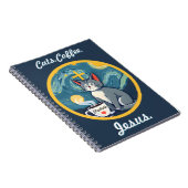 Katten, Koffie, Jesus Custom Notitieboek Kattenlie (Rechterzijde)