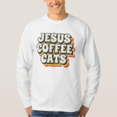 KATTEN KOFFIE JEZUS KAT T-SHIRTS (Voorkant)