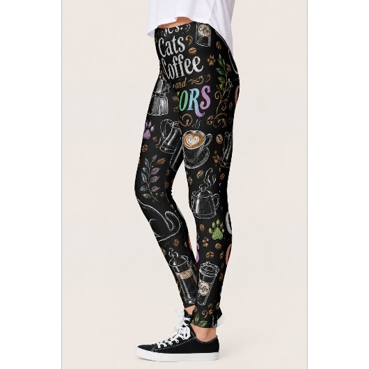 Katten & Koffie Koffieliefhebber Leggings