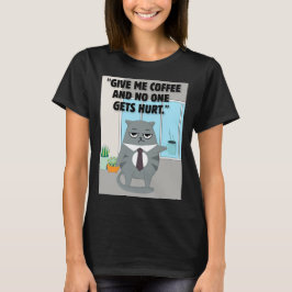 Katten koffie offerte t-shirt