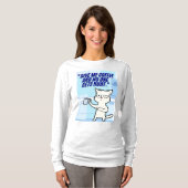 Katten Koffie Quote T-shirt (Voorkant volledig)