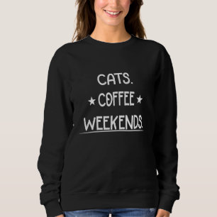 Katten Koffie Weekend Trui