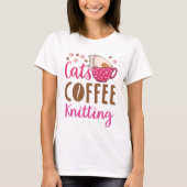 Katten Koffiebreien T-shirt (Voorkant)
