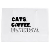 Katten Koffiefeminisme Groot Cadeauzakje (Achterkant)