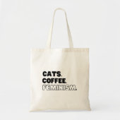 Katten Koffiefeminisme Tote Bag (Voorkant)