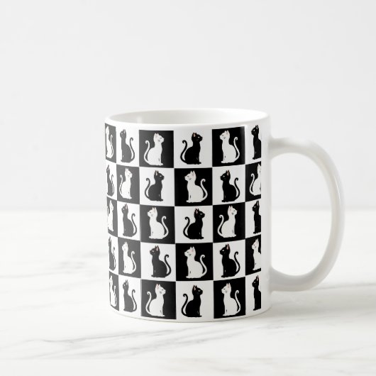 katten koffiemok (Rechts)
