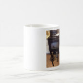 Katten koken 11 oz Classic Witte Mok (Center)