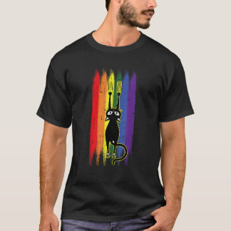 Katten Krabben Gay Pride Grappige Kitten Poot Trot T-shirt