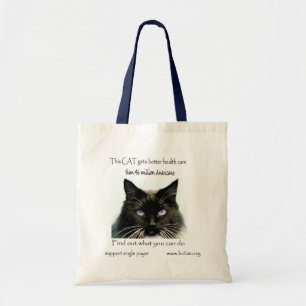 katten krijgen betere gezondheidszorg 1 36 x 36 tote bag