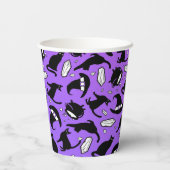 Katten, kristallen en ketels Paper Cup Papieren Bekers (Achterkant)
