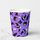 Katten, kristallen en ketels Paper Cup Papieren Bekers (Rechts)