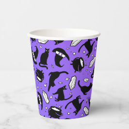 Katten, kristallen en ketels Paper Cup Papieren Bekers