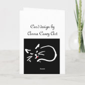 katten kunnen dansen kaart (Achterkant)