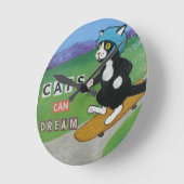 Katten kunnen een wandklok dromen (Hoek)