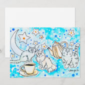 Katten Kunst Kaart (Voorkant / Achterkant)