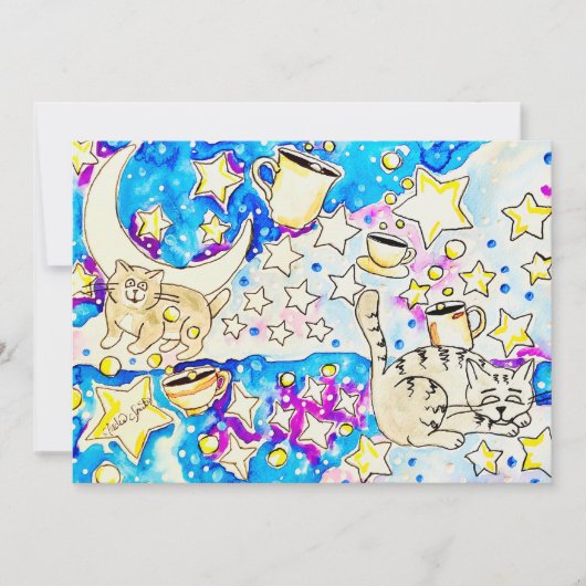 Katten Kunst Kaart (Voorkant)
