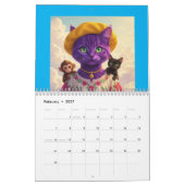 Katten Kunst Kalender (Feb 2027)