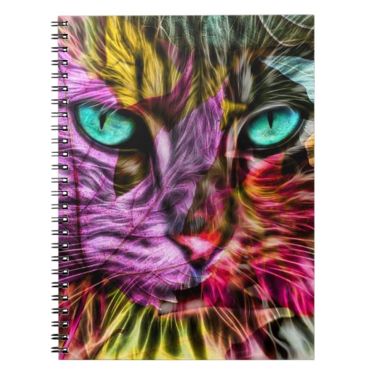 Katten Kunst Kitten Notitieboek (Voorkant)