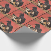 Katten, kunstschilderij van Theophile Steinlen Cadeaupapier (Hoek)