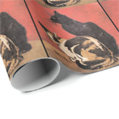 Katten, kunstschilderij van Theophile Steinlen Cadeaupapier (Rol Hoek)